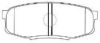 AISIN A2N159 Brake Pad Set, disc brake